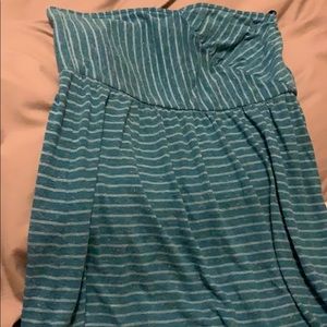 Blue stripped dress